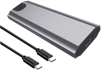 Зовнішня кишеня Dynamode для M.2 SSD NVMe (PCIe)/M.2 SSD SATA combo — USB 3.2 Gen 2 Type-C (DM-CAD-SSD05)