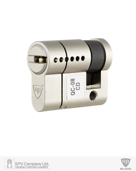Циліндр RB KEYLOCX · половинка · нікель сатин (SPVR0433)