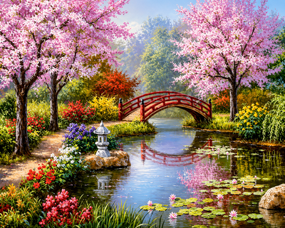 Алмазная мозаика ColorArt Красивый пейзаж 40х50см SP023