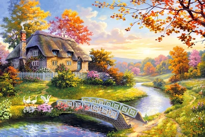 Алмазная мозаика ColorArt 20х30 Красивый пейзаж 20х30 DT713