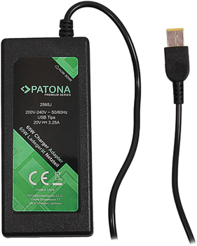 Zasilacz ładowarka do laptopa PATONA Premium 65W Slim-Tip do Lenovo T540p T440 X240 X1-Carbon (4055655208383)