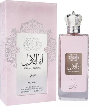 Woda perfumowana damska Nusuk Ana Al Awwal Pink Wardi 100 ml (6290360598703)