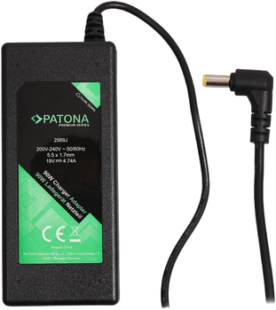 Zasilacz ładowarka do laptopa PATONA Premium 90W do Acer Travelmate 2400 2410 2430 2440 2490 (4055655211512)