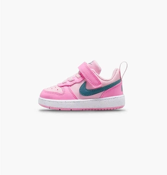Кроссовки детские Nike Court Borough Low Recraft Pink 22 Розовый DV5458-604