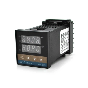 Терморегулятор REX C100 FK02-M*AN, 220V, 0-400°C, OEM (UG-24508)