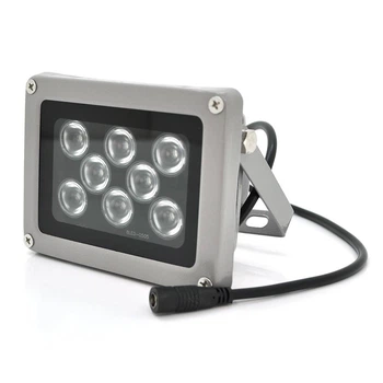 ІЧ-прожектор GY-IR006. 12V, 18W, 8LED, IP66, 850Нм, кут огляду 90 °, дальність до 70м. (UG-33963)