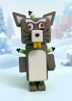 Фигурка Крыса Бруно Инфицированная Super Bear Adventure Bruno 3D печать Пластик серая 100 мм