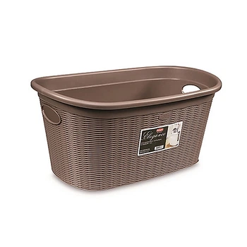 Кошик Stefanplast Elegance з ручками 35 л Сіро-коричневий (PRO175/2)