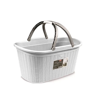 Кошик Stefanplast Elegance з ручками 35 л Білий (PRO176/1)