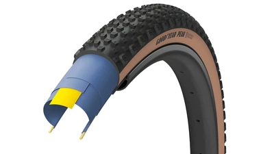 Покрышка GoodYear Peak Ultimate 700x45 (45-622), Tubeless Complete, чёрно-коричневая