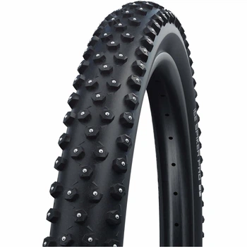 Покрышка 27.5x2.25 Schwalbe Ice Spiker Pro Performance шипованная 378 шипов чёрная