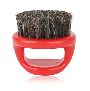 Расческа-щетка для бороды деревянная с натуральной щетиной Proline Barber G-133 крансый