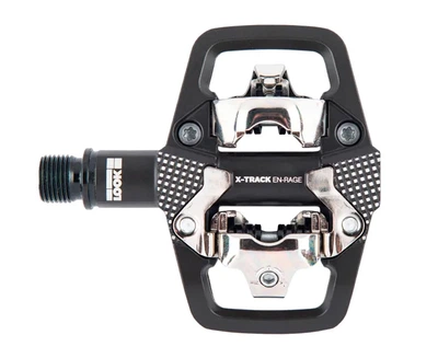 Педалі контактні Look X-TRACK EN-RAGE алюмінієві чорні вісь chromoly 9/16"