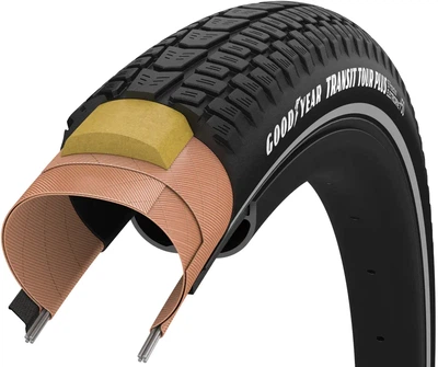 Покрышка Goodyear Transit Tour Plus S5:Protection 700x35C чёрная