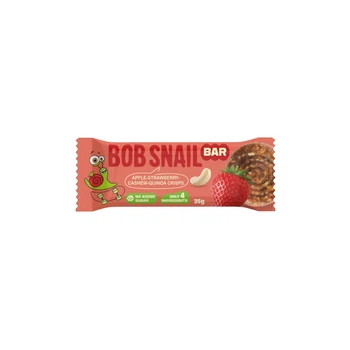 Батончик детский Bob Snail Яблоко, клубника, кешью и кроссы киноа 35 г (1740727)