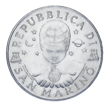 Монета Сан-Марино 10 лир 2000 UNC