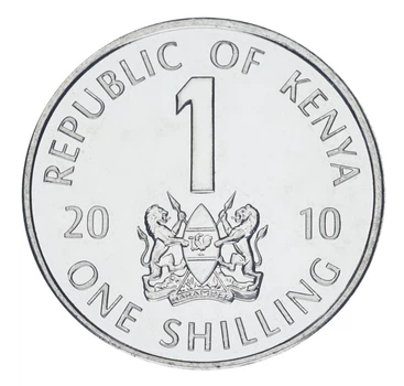 Монета Кения 1 шиллинг 2010 UNC