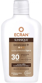 Mleczko przeciwsłoneczne do ciała Ecran Sunnique Broncea + SPF 30 200 ml (8411135008830)