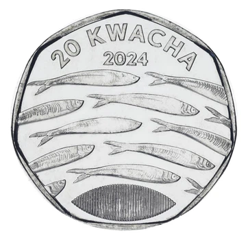 Монета Малави 20 квача 2024 UNC Фауна - Рыбы