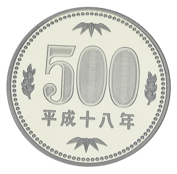 Монета Япония 500 йен 2006 Proof