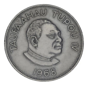 Монета Тонга 1 паанга 1968 F-VF