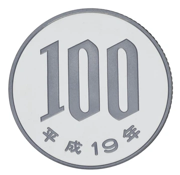 Монета Япония 100 йен 2007 Proof