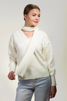 Джемпер Hipp белый L-XL