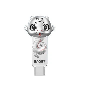 Флеш пам'ять USB EAGET HT18 128GB USB 3.2 Gen1 Silver