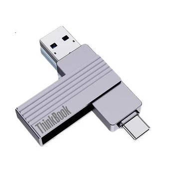 Флеш память USB Lenovo ThinkPad BU200 512GB USB 3.2 Gen2 + Type-C Grey