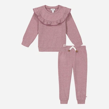 Дитячий комплект (кофта + штанці) для новонароженої дівчинки Calvin Klein 723743021 68 см Рожевий (1159860559)