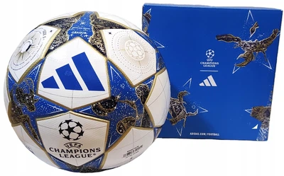 Футбольный мяч Adidas полиуретан размер 5 синий