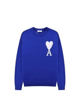 Светр AMI Paris Ami De Coeur Blue XL