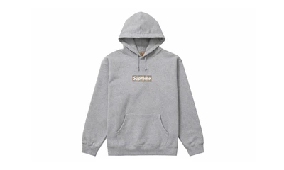 Худі Supreme x Burberry Box Logo Grey M