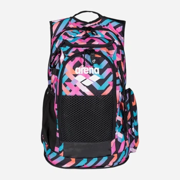 Рюкзак спортивный 45 л вмещает формат А4 Arena All Set Backpack Ao 45L 010235-101 Розовый\Голубой\Черный (3468337744450)