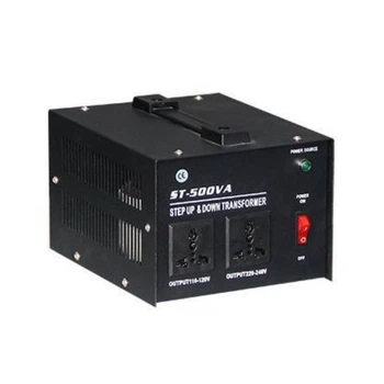 Перетворювач напруги трансформаторний універсальний ST-500VA Input 220 V/Output 110V, Input 220 V/Output 110V+