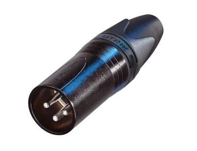 Кабельний роз’єм XLR Neutrik NC3MXX-BAG, 3 контакти, штекер