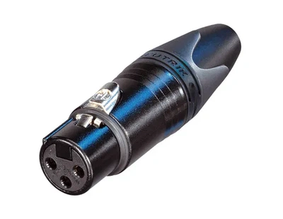 Кабельний роз’єм XLR Neutrik NC3FXX-BAG, 3 контакти, гніздо