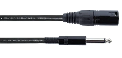 Аудіокабель Cordial EM 10 MP, чорний