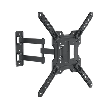 Крепление для ТВ и мониторов 23–55" VESA 100x100–400x400 UniBracket BZ12-43 поворотно-наклонное до 30 кг