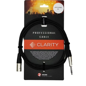 Аудіокабель Clarity JACK-XLR(M) PRO/2m
