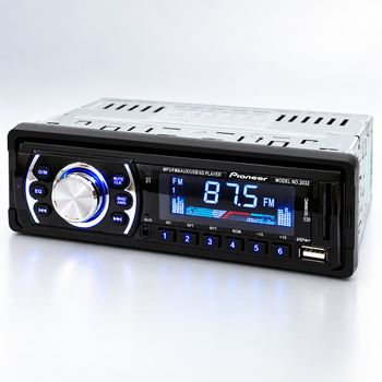 Автомагнитола 2032 1 DIN, USB, SD/MMC, AUX, FM, 4×50 Вт, пульт ДУ