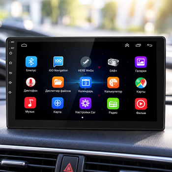 Автомагнитола BM-Mate 9 Android Pro 4 Core 2/32 ГБ, 9″, CarPlay, Android Auto, GPS, Bluetooth, Wi-Fi