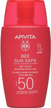 Fluid przeciwsłoneczny do twarzy Apivita Bee Sun Dry Touch SPF50 50 ml (5201279088484)