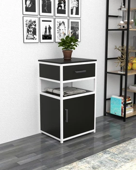 Тумба с ящиком в стиле лофт EcoLoft Мирена DSP-1516W-8