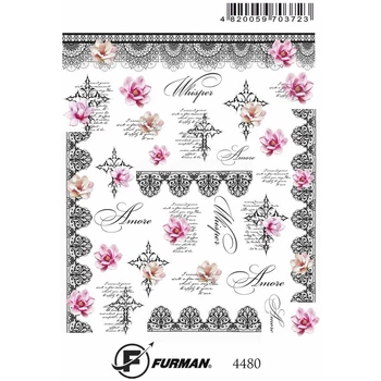 Слайдер дизайн для ногтей Furman 4480 (Арт 730)