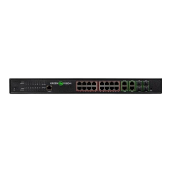 Коммутатор сетевой POE GV-020-AI-16G+4G+4SFP