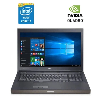 Мобільна робоча станція Dell Precision M4600 / 15.6" (1920x1080) TN / Intel Core i7-2640M (2 (4) ядра по 2.8 - 3.5 GHz) / 8 GB DDR3 / 500 GB HDD / nVidia Quadro 2000M, 2 GB GDDR3, 128-bit / DVD-ROM б/в