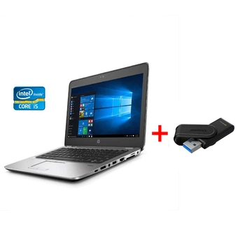 Нетбук Б-клас HP EliteBook 820 G4 / 12.5" (1366x768) TN / Intel Core i5-7200U (2 (4) ядра по 2.5 - 3.1 GHz) / 8 GB DDR4 / 120 GB SSD / Intel HD Graphics 620 / WebCam / Win 10 Pro б/в + Подарунок Флеш-накопичувач Kingston DataTraveler Exodia S 64GB