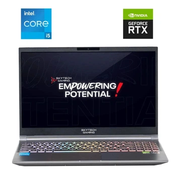 Ігровий ноутбук Б-клас Skytech Gaming ST-Lumi-0002 / 15.6" (1920x1080) IPS / Intel Core i5-12450H (8 (12) ядер по 2.0 - 4.4 GHz) / 16 GB DDR4 / 512 GB SSD NVMe / nVidia GeForce RTX 3050, 4 GB GDDR6, 128-bit / WebCam б/в