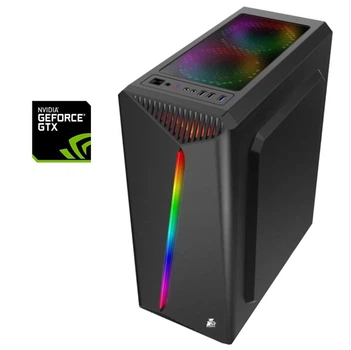 ПК 1stPlayer Rainbow-R3-3R1 Tower / Intel Core i3-9100F (4 ядра по 3.6 - 4.2 GHz) / 16 GB DDR4 / 128 GB SSD + 500 GB HDD / nVidia GeForce GTX 550 Ti, 1 GB GDDR5, 192-bit / 500W б/в